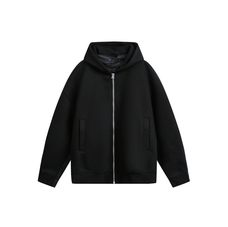 Unisex Oversize Kapuzen‑Sweatjacke mit Reißverschluss, Eingrifftaschen und gefütterter Kapuze Shop Nory