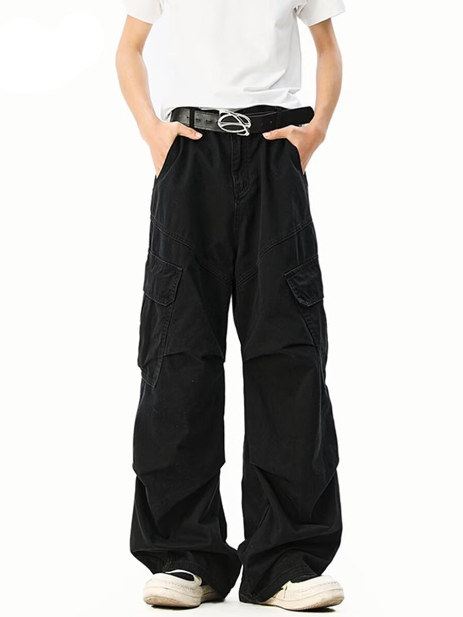 Herren Cord Cargo Hose Taschen