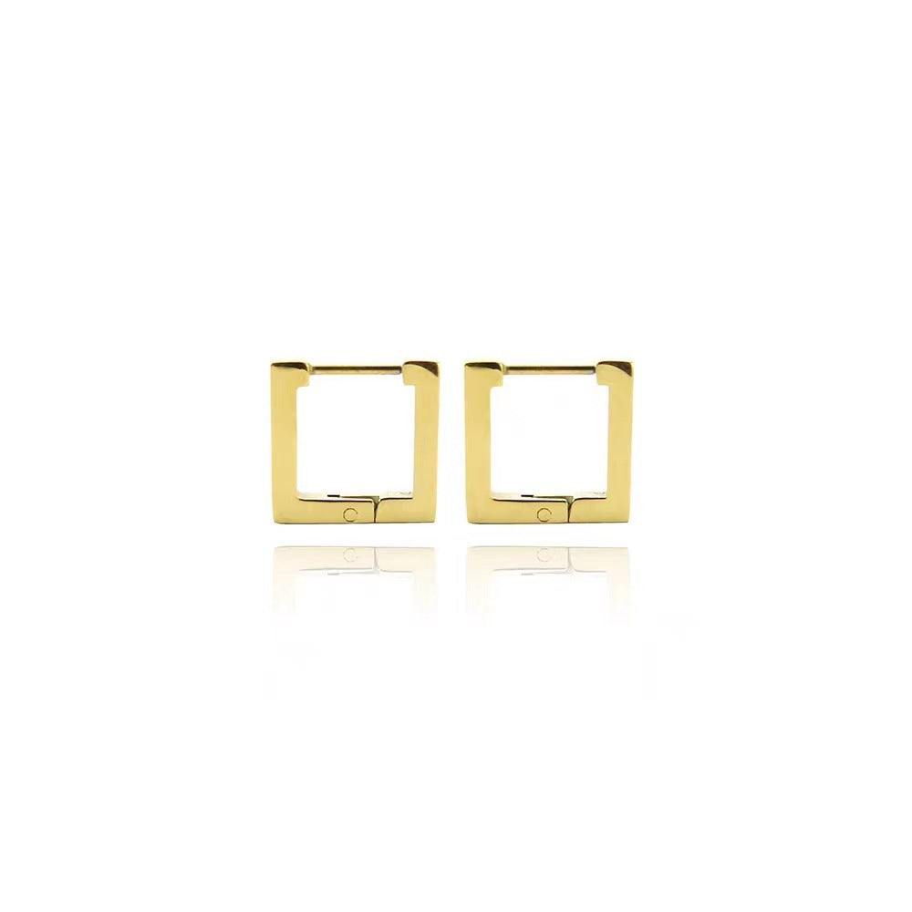 Damen Geometrische Quadrat Creolen Shop Nory