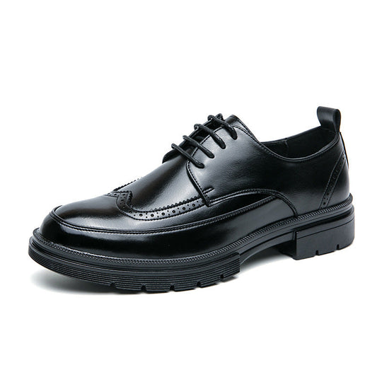 Herren Elegante Schnürschuhe aus hochwertigem Leder mit rutschfester Sohle