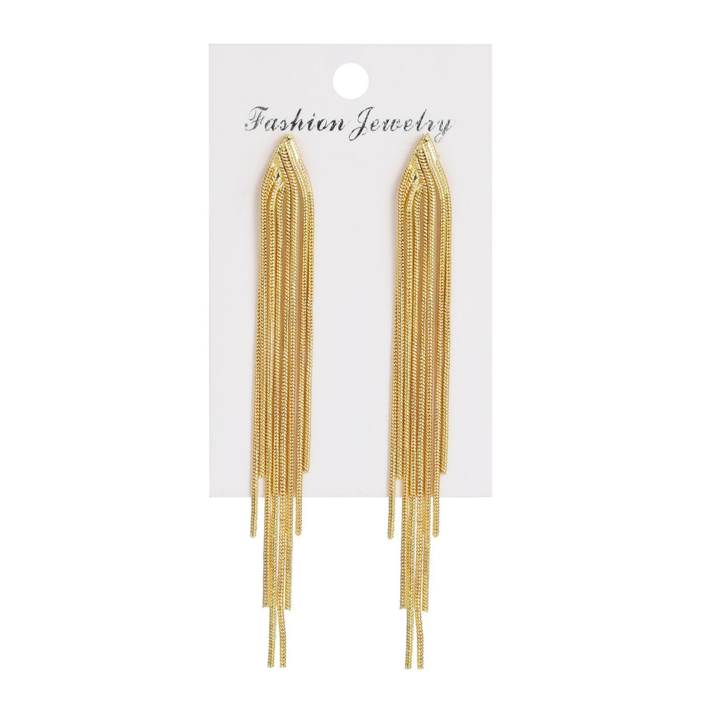 Damen Statement-Ohrringe mit fransigen Akzenten Shop Nory