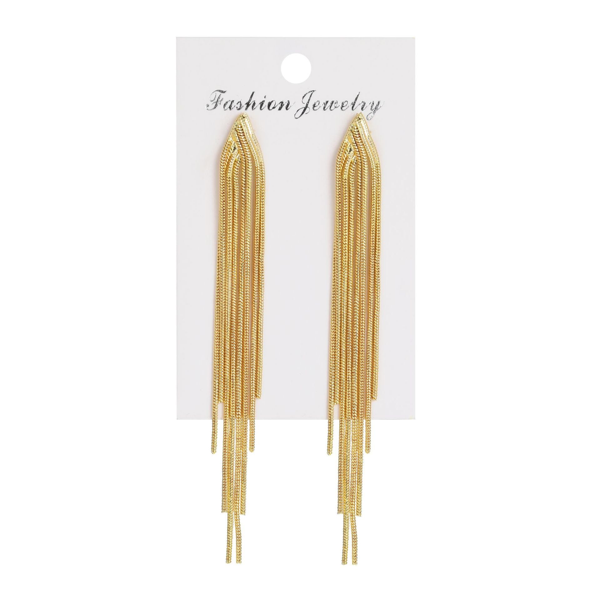Damen Statement-Ohrringe mit fransigen Akzenten Shop Nory