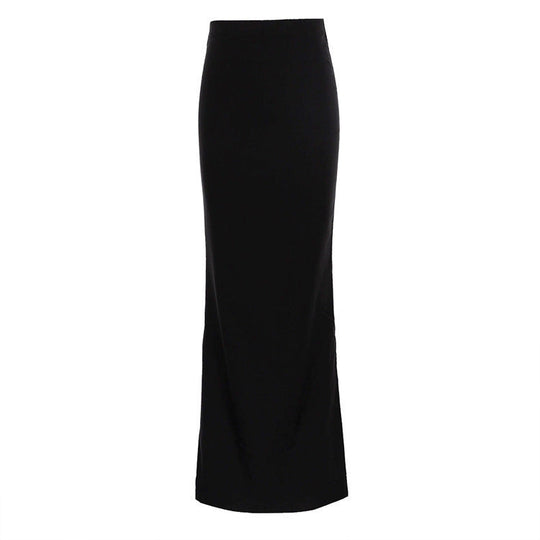 Damen Elegantes Maxirock mit hohem Bund und figurbetonter Silhouette