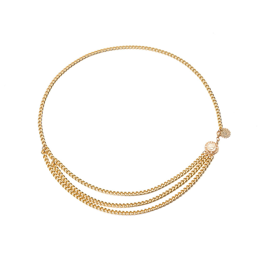 Damen modisches Kettenhalsband mit Mehrfachstrang Shop Nory