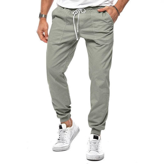 Herren Cargo-Jogginghose mit elastischem Bund und praktischen Taschen