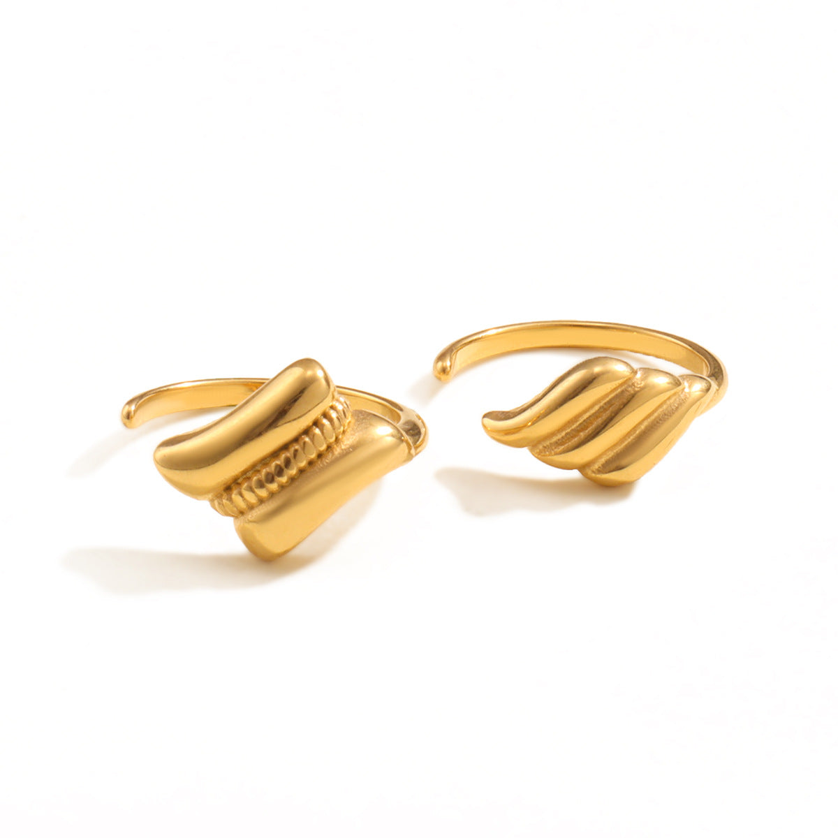 Damen Schmuckring mit elegantem Wellen-Design Shop Nory