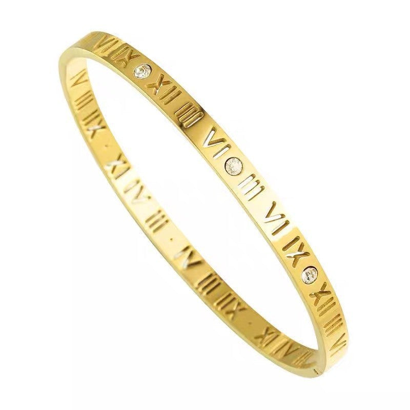 Damen Elegante Gravierte Armreif Bracelet Shop Nory