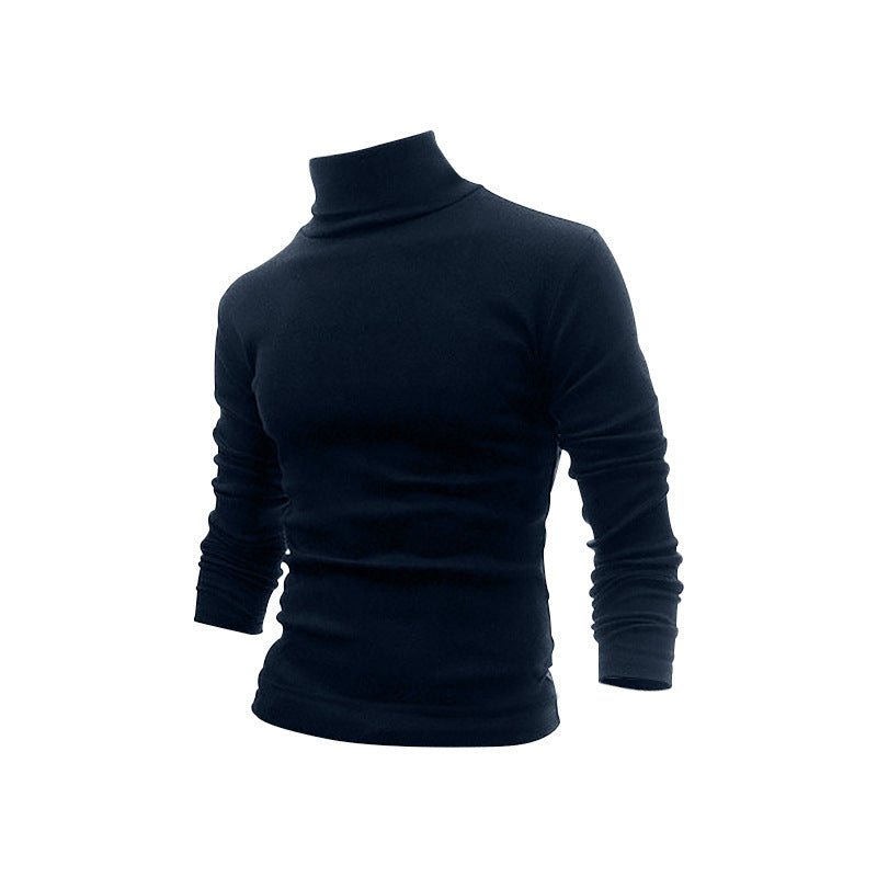 Herren Schmal geschnittenes Rollkragen-Feinstrickshirt mit Stretchkomfort Shop Nory