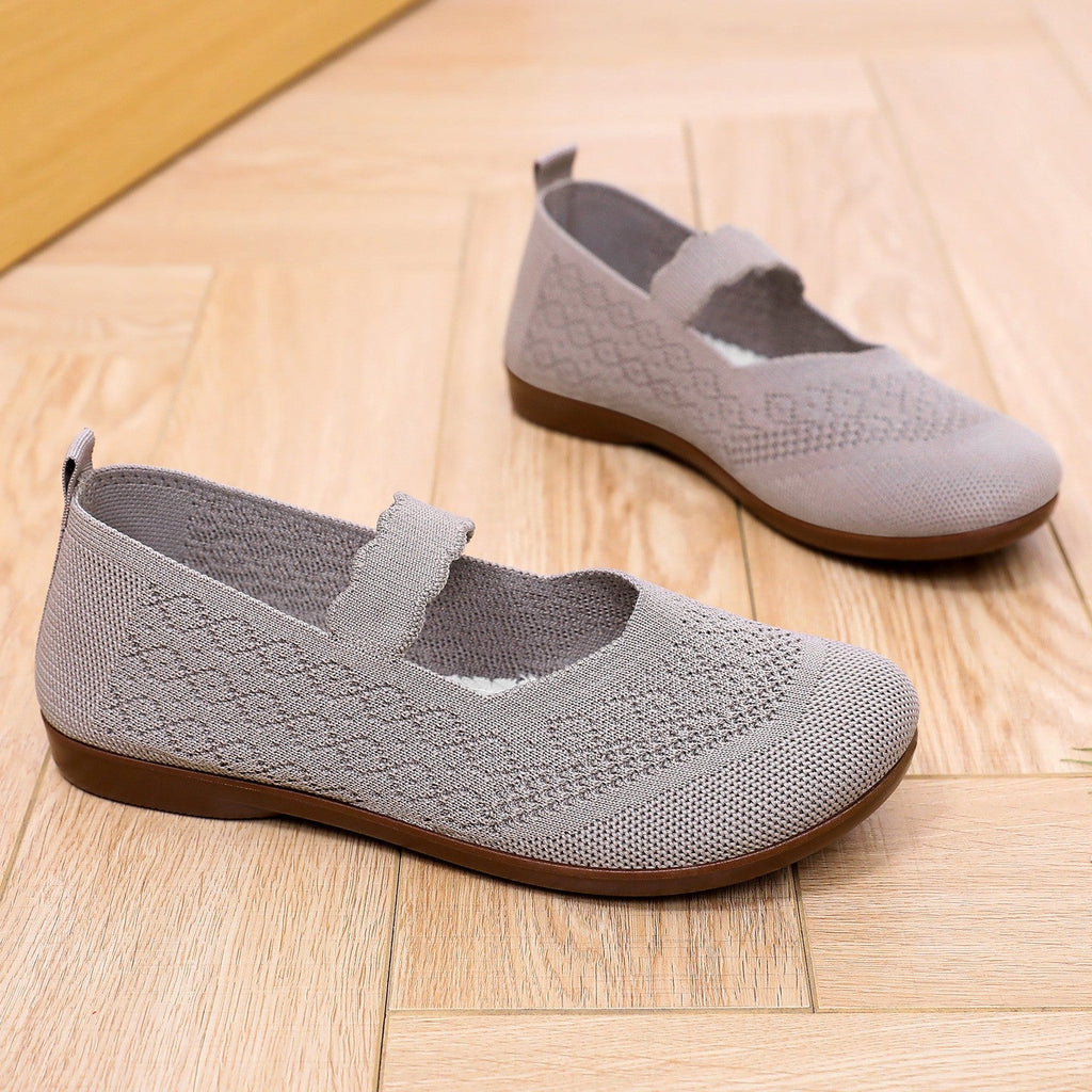 Damen Komfortable Slip-On Ballerinas