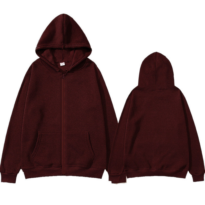 Unisex Zip-Hoodie mit robustem Metallreißverschluss, angerauter Fleece-Innenseite, geteilten Eingrifftaschen und verstärkten Nähten Shop Nory