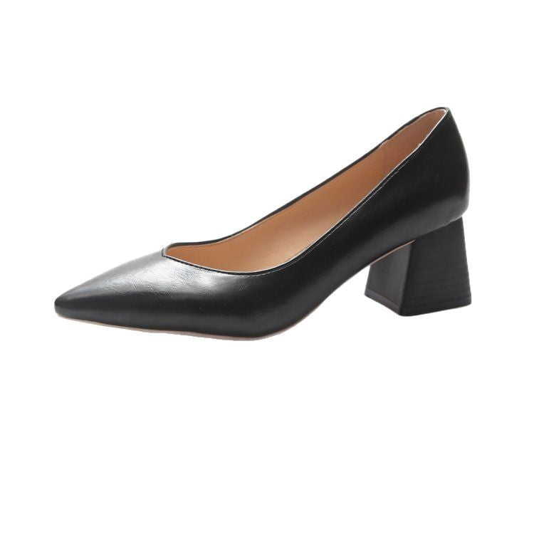 Damen elegante Spitzen Pumps mit komfortablem Blockabsatz Shopnory