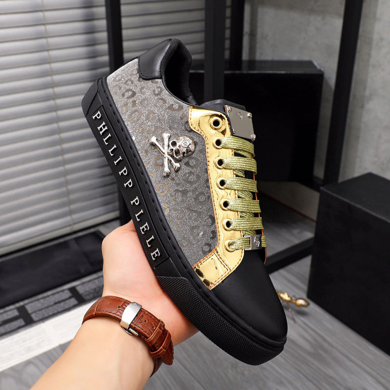 Damen Sneaker aus hochwertigem Material mit modischem Glanz-Detail und rutschfester Sohle Shopnory