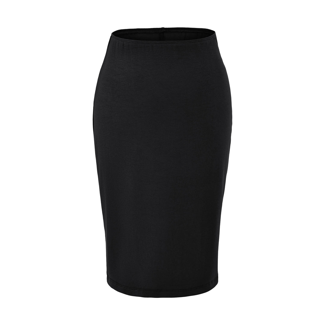 Damen Figurnaher Midirock aus Feinstrick mit elastischem Bund Shop Nory