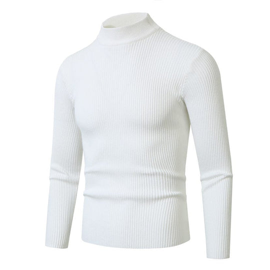 Herren Rollkragenpullover aus hochwertiger Rippenstruktur Shopnory
