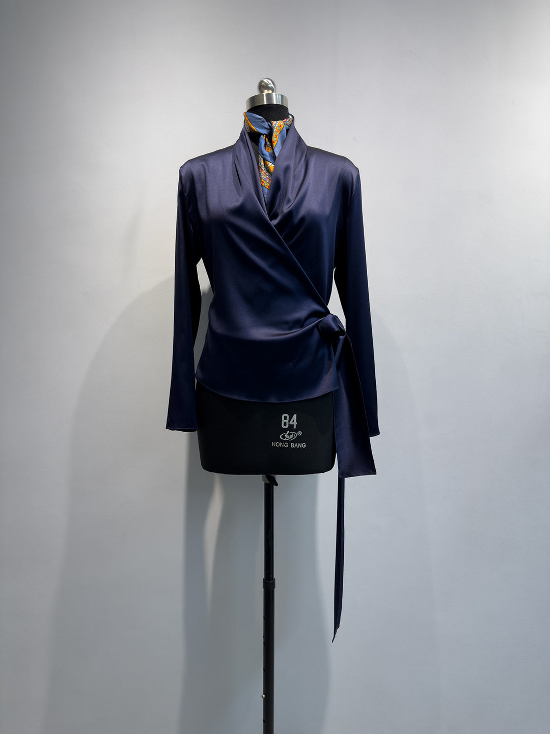Damen Elegante Wickelbluse Shop Nory