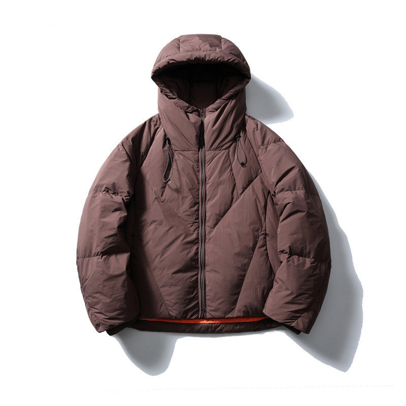 Unisex Leichte gesteppte Pufferjacke mit hoher Kapuze und Thermoisolierung Shop Nory