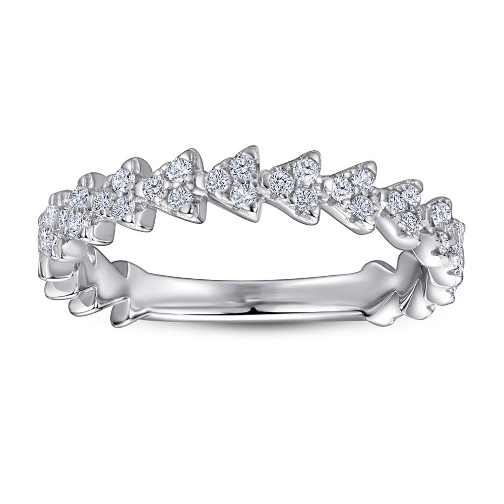 Damen Verlobungsring Set mit elegantem Design und funkelnden Zirkonia Shop Nory