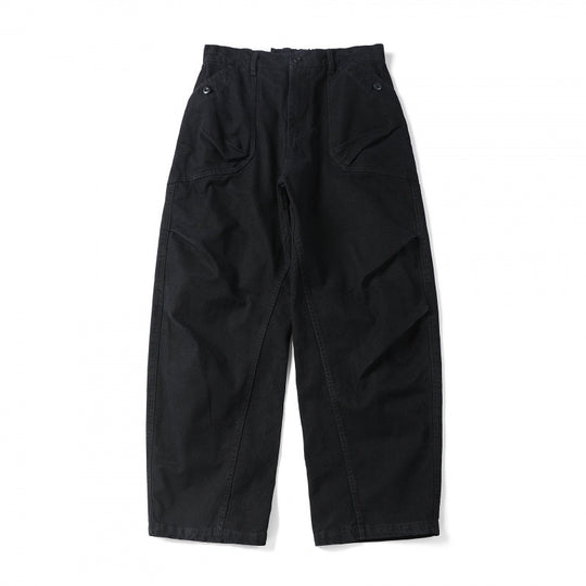 Unisex Lockere Utility-Hose mit hoher Taille, weitem Bein und aufgesetzten Arbeitstaschen Shop Nory