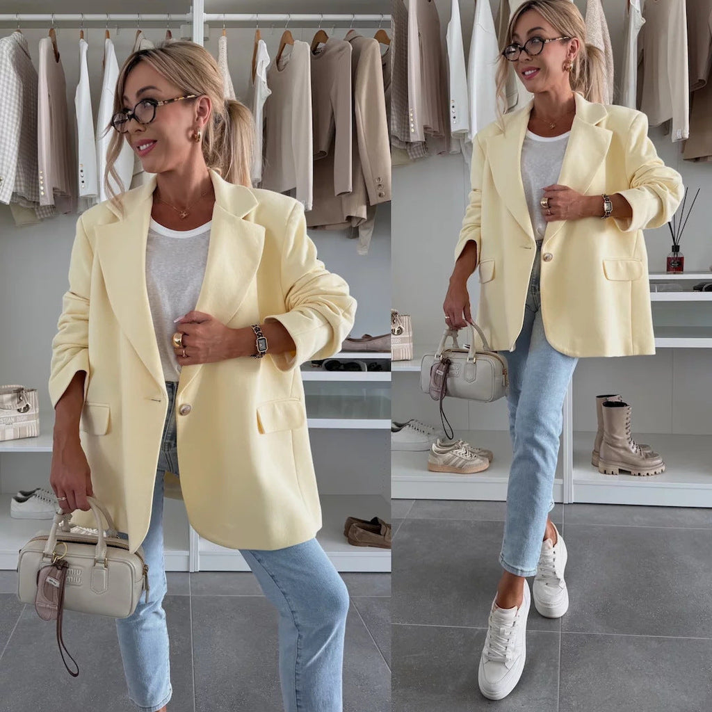 Damen lässiger Oversized Blazer