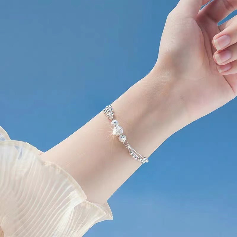 Damen Zartes Armband mit kunstvollen Perlen und filigranem Design Shop Nory