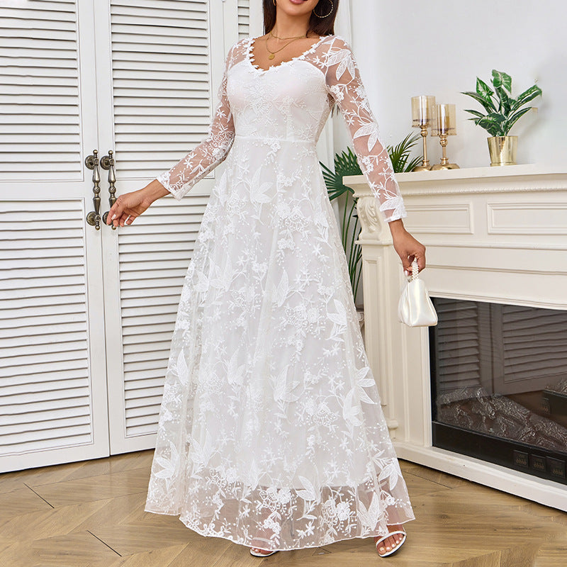 ShopNory | Elegante weiße Braut Hochzeitskleid