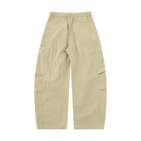 Damen Weite Culottehose mit hoher Taille und strukturierter Baumwollmischung Shop Nory