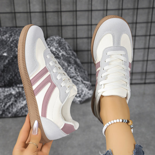 Damen Retro-Sneaker mit Gumsohle und gepolsterter Innensohle Shop Nory