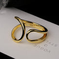 Damen Ring mit elegantem geschwungenem Design Shop Nory