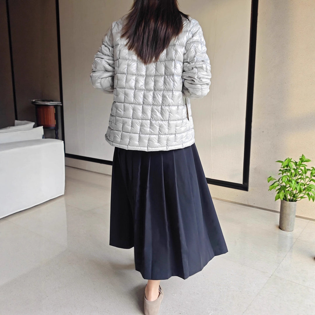 Damen Modische Steppjacke mit glänzender Oberfläche Shop Nory
