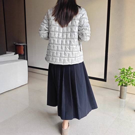 Damen Modische Steppjacke mit glänzender Oberfläche Shop Nory