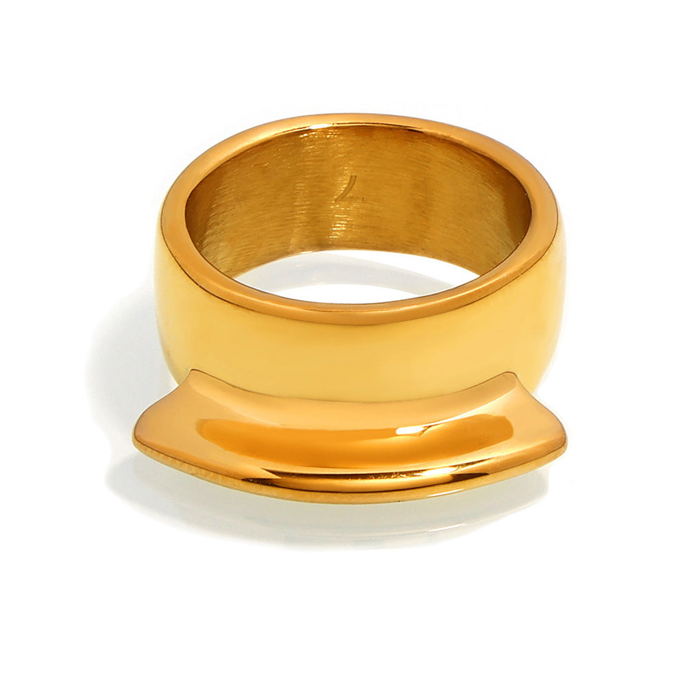 Damenring aus hochwertigem Titanstahl mit elegantem Finish Shop Nory