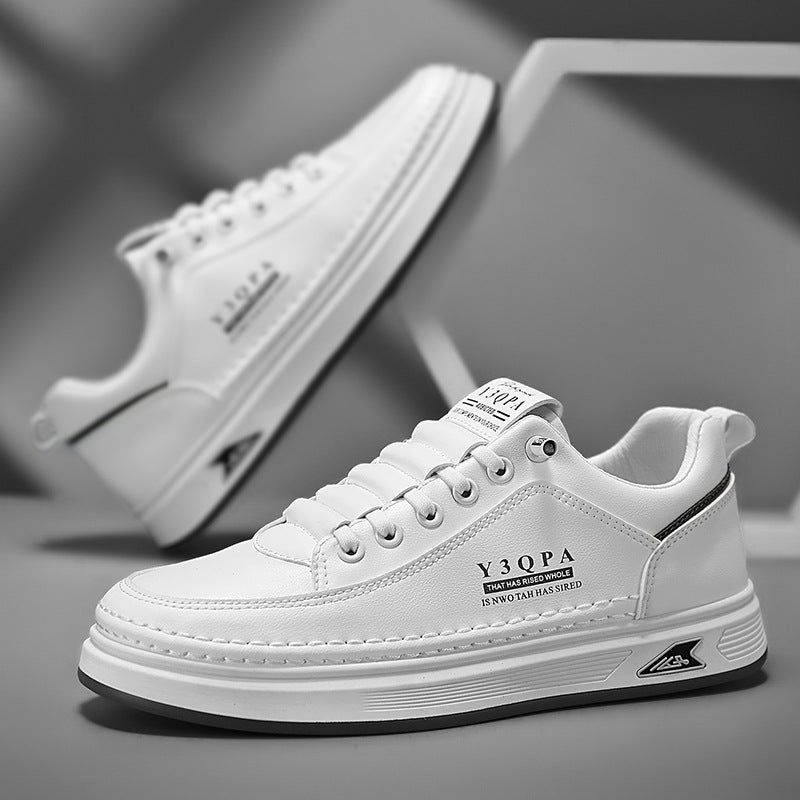 Herren Low-Top City-Sneaker aus Kunstleder mit dicker Komfortsohle und dezenter Logoprägung Shop Nory