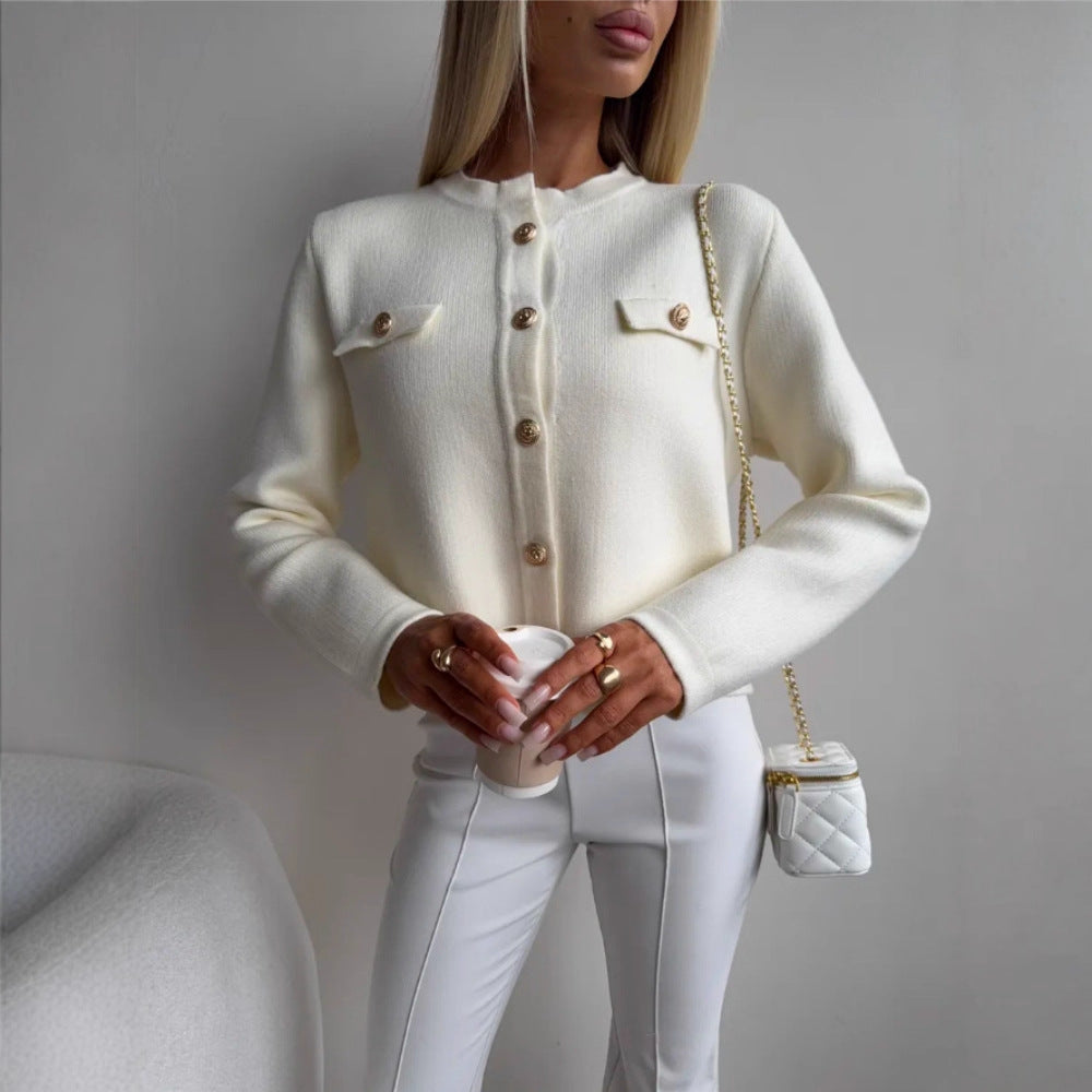 Damen Modische Kurze Strickjacke Shop Nory