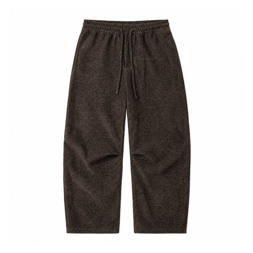 Damen Locker geschnittene Cropped-Hose mit hohem elastischem Bund und Kordelzug aus strukturierter Leinenmischung Shop Nory