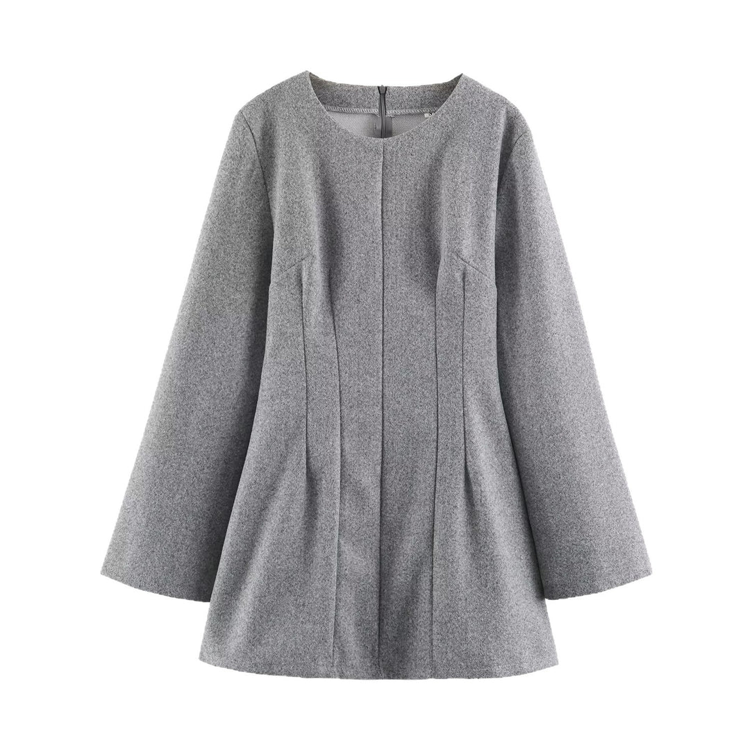 Damen Kurzmantel mit taillierter Glocken‑Silhouette und Wiener Nähten Shop Nory