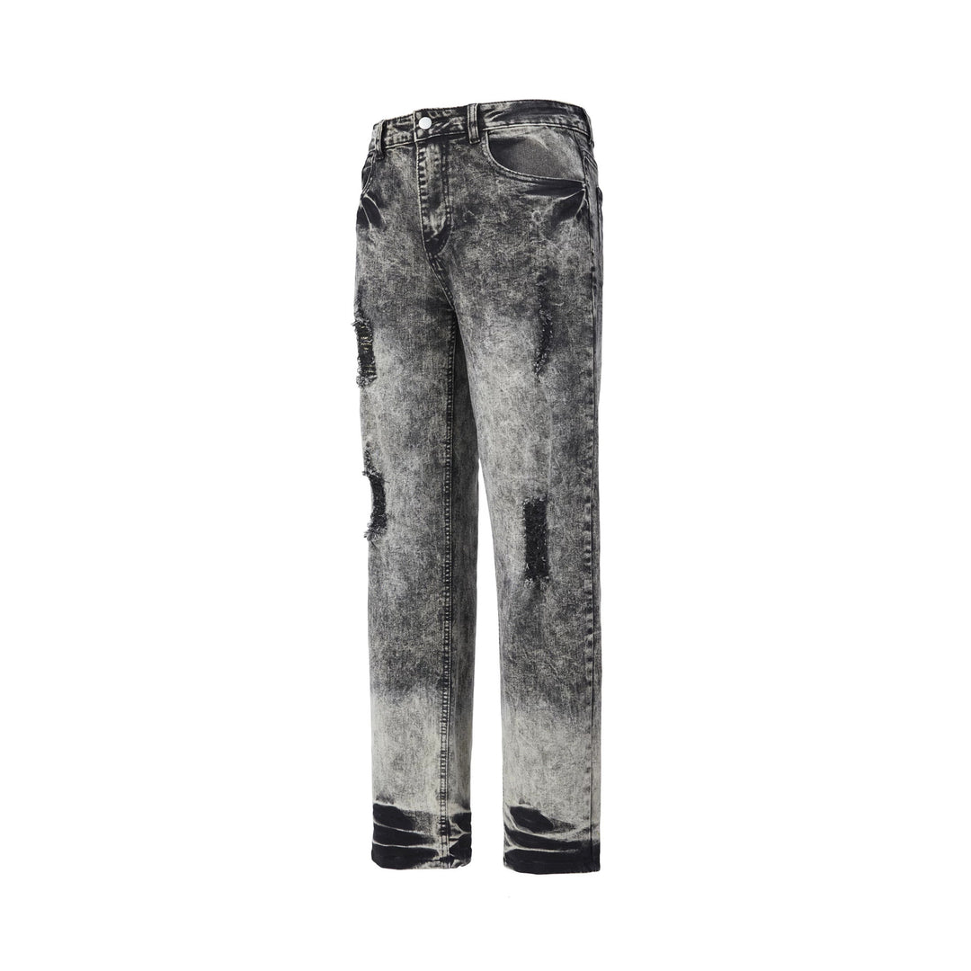 Damen Modische High-Waist Ripped Jeans Shop Nory