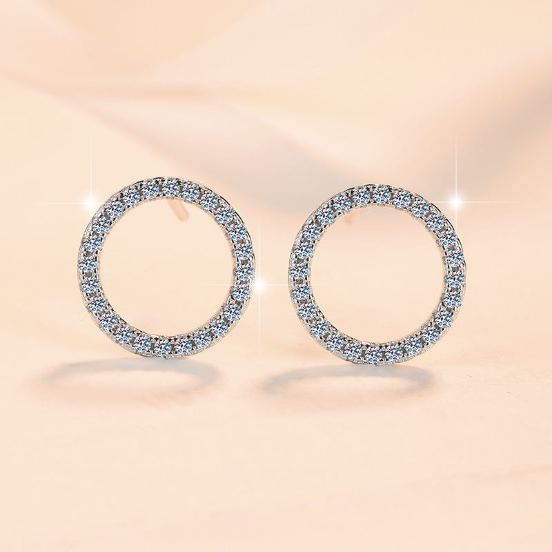 Damenohrringe mit funkelndem Zirkonia-Rahmen und elegantem Design Shop Nory