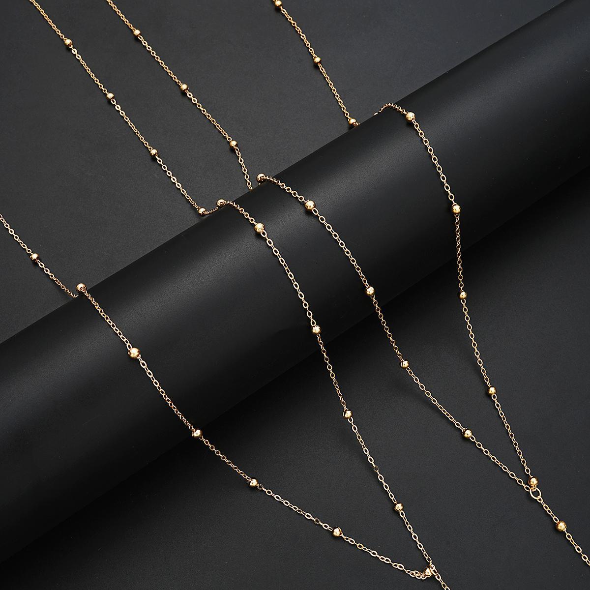 Damen Ketten-Halsband mit eleganten Perlenakzenten Shop Nory