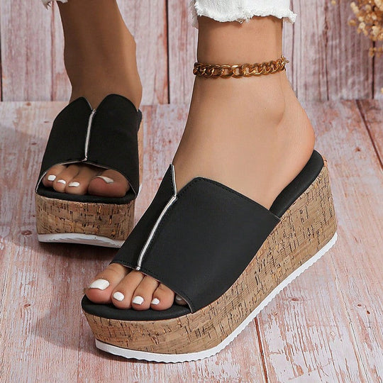 Damen Komfortable Keilsandalen mit ergonomischem Fußbett