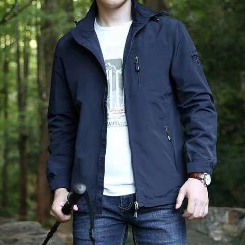 Herren Leichte Freizeitjacke mit hohem Kragen Shop Nory