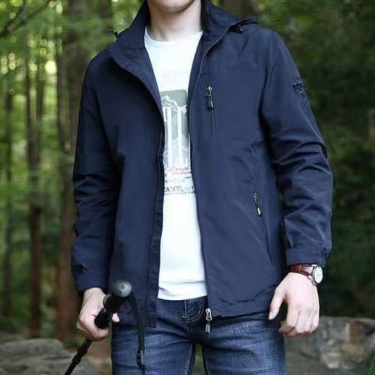 Herren Leichte Freizeitjacke mit hohem Kragen Shop Nory