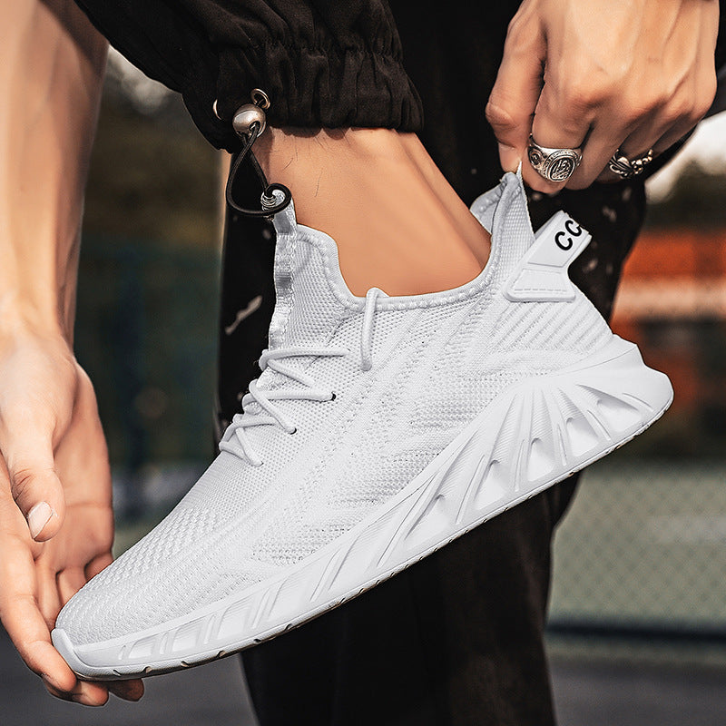Damen Atmungsaktive und flexible Fitness-Sneaker mit rutschfester Sohle