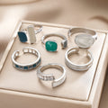 Damen Ring-Set mit modernen, geometrischen und kunstvollen Designs Shop Nory