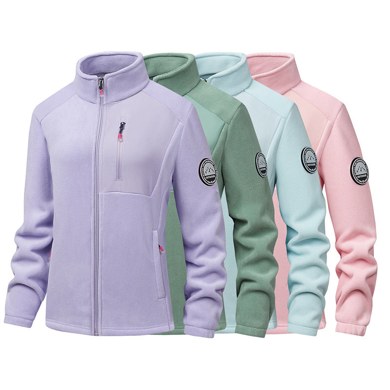 Herren Bequeme Fleecejacke mit Stehkragen Shop Nory