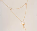 Damen Halskette mit funkelnder Sternen-Pendelleuchte und eleganter Gliederkette Shop Nory