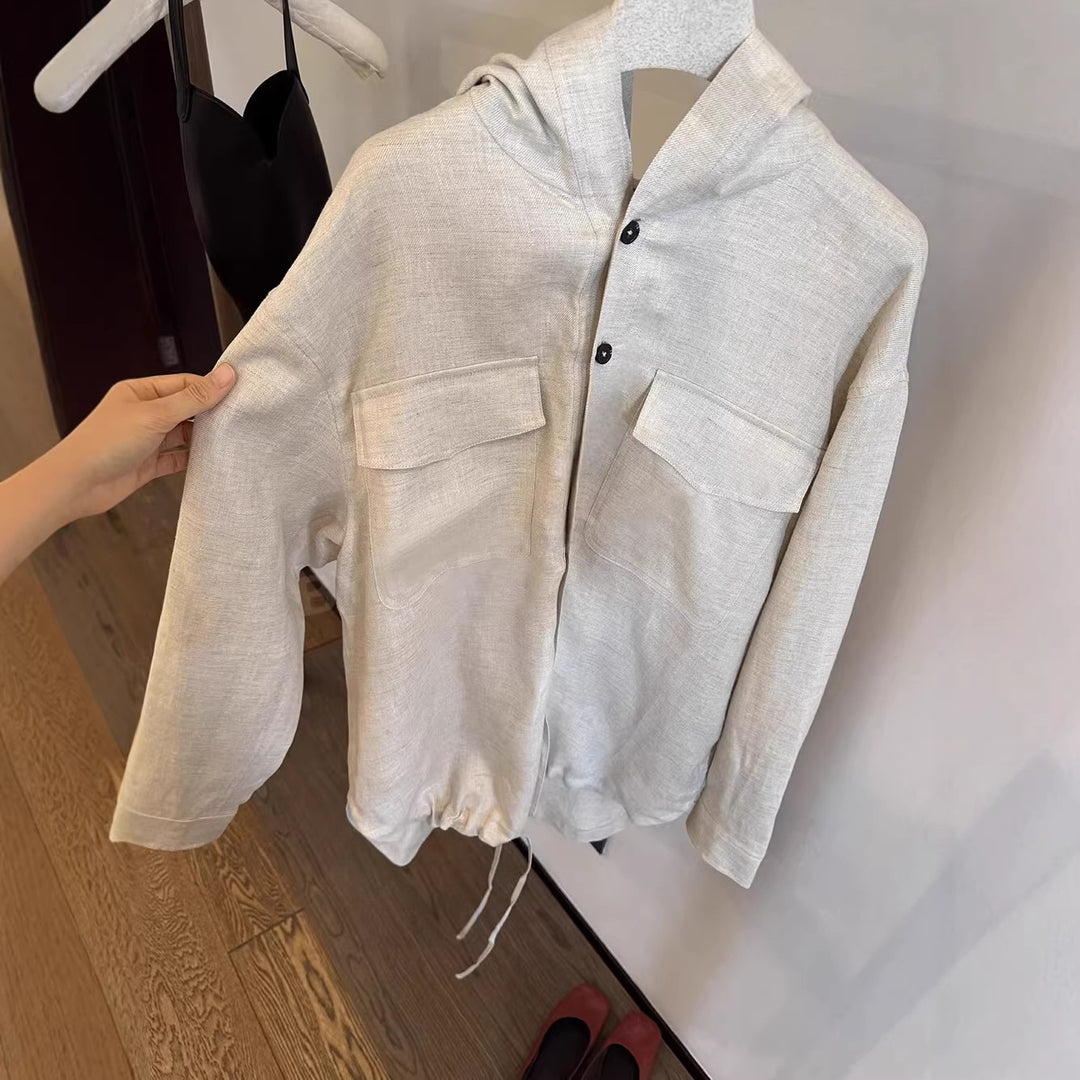 Damen Leichte Übergangsjacke mit Kapuze Shop Nory