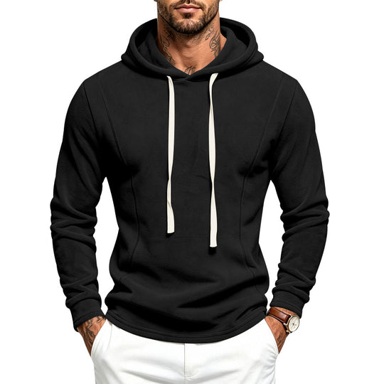 Herren Flauschiger Kapuzenpullover aus Teddy‑Fleece mit Tunnelzugsaum Shop Nory