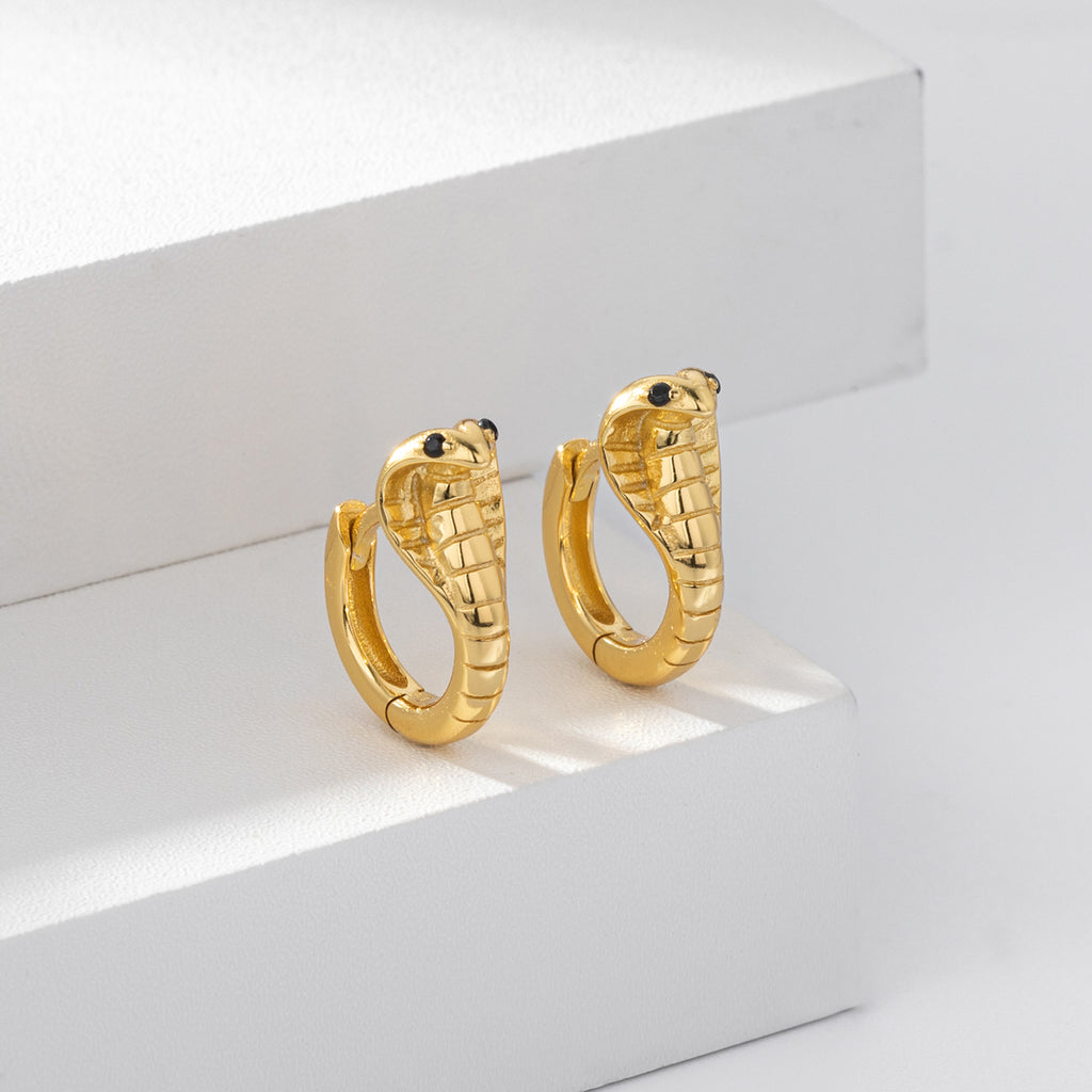 Damen Ohrhänger im eleganten Schlangen-Design aus hochwertigem 925 Sterling Silber Shop Nory