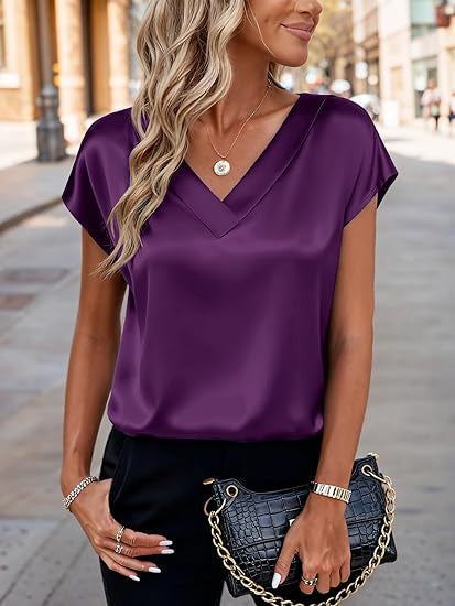 Damen Satinbluse ShopNory