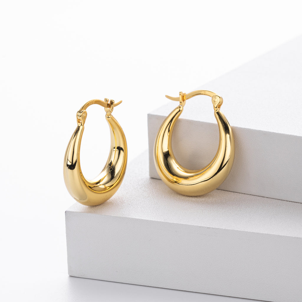 Damen Ohrhänger mit elegantem tropfenförmigem Design aus 925 Sterling Silber Shop Nory